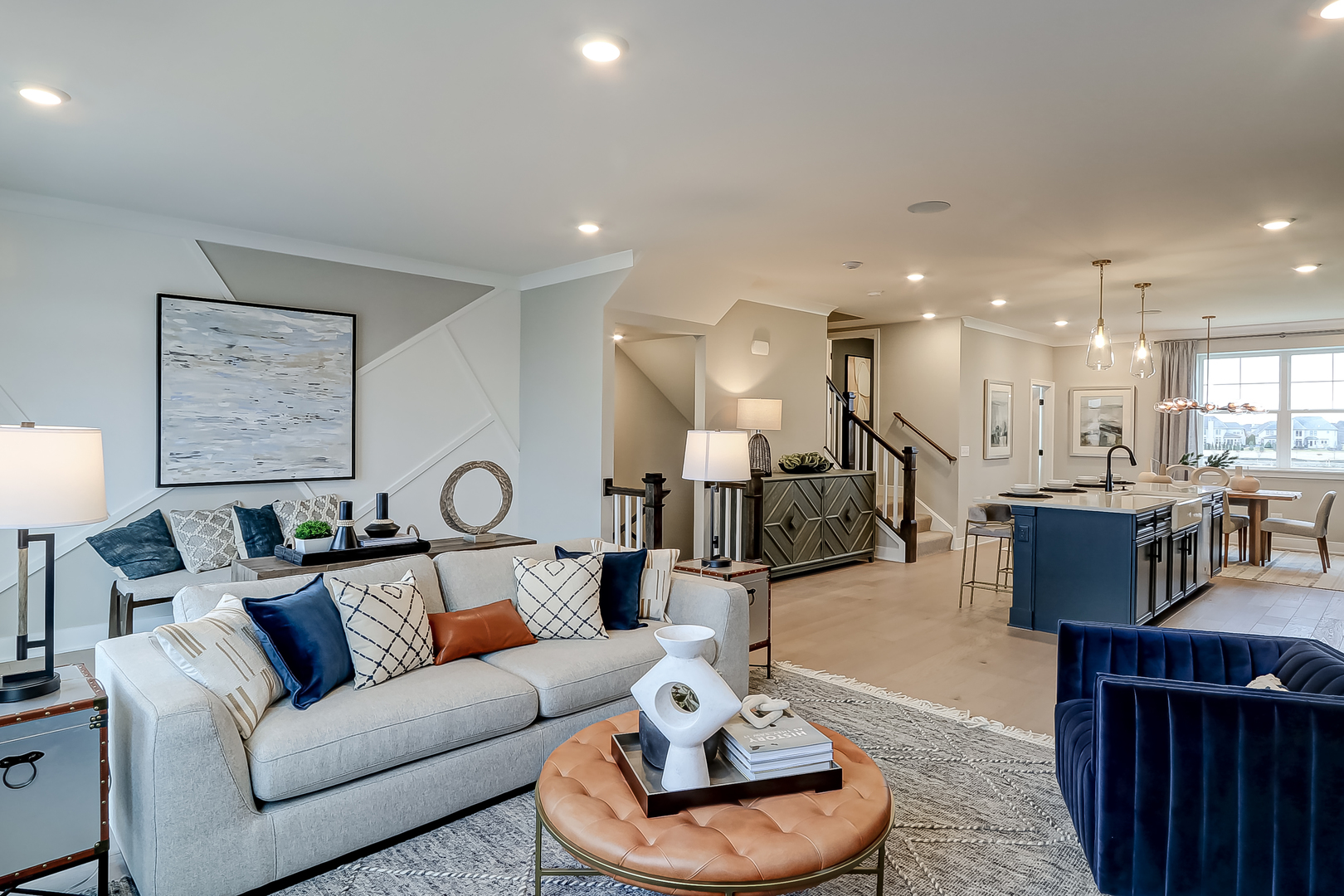 4465 Chelsea Mnr Circle Aurora, IL 60504 - Photo 8 of 30 a living room with furniture and wooden floor