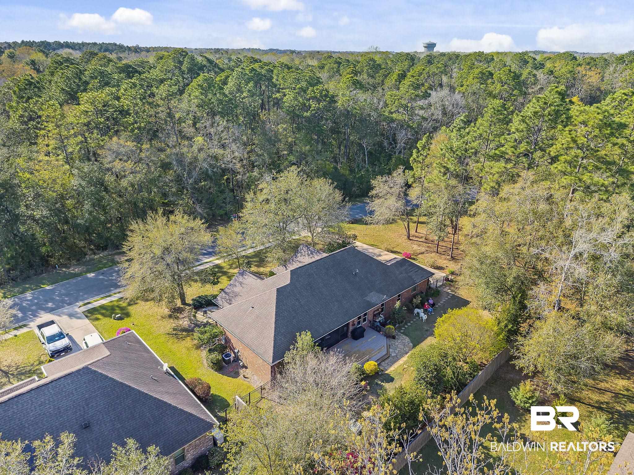 20105 Bunker Loop Fairhope, AL 36532 - Photo 60 of 65 Birds eye view of property featuring a wooded view