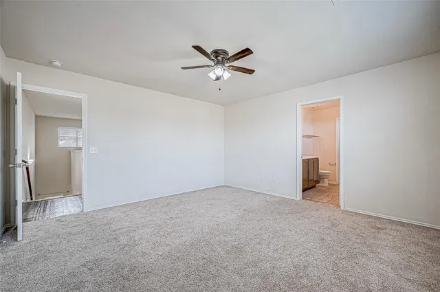 a view of an empty room