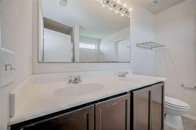 a bathroom with a sink and a toilet