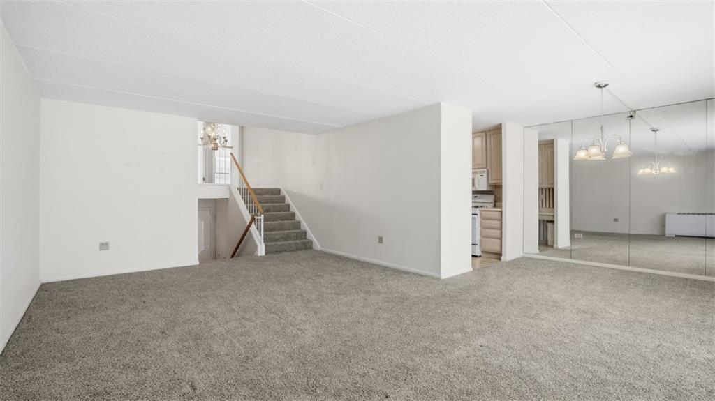 1160 Bower Hill Road, Unit 716A Mt. Lebanon, PA 15243 - Photo 11 of 36 Lower Level Entry/Steps to Main Level and Steps to Bedroom Level. This layout offer such an open feelto the unit with the various floors.