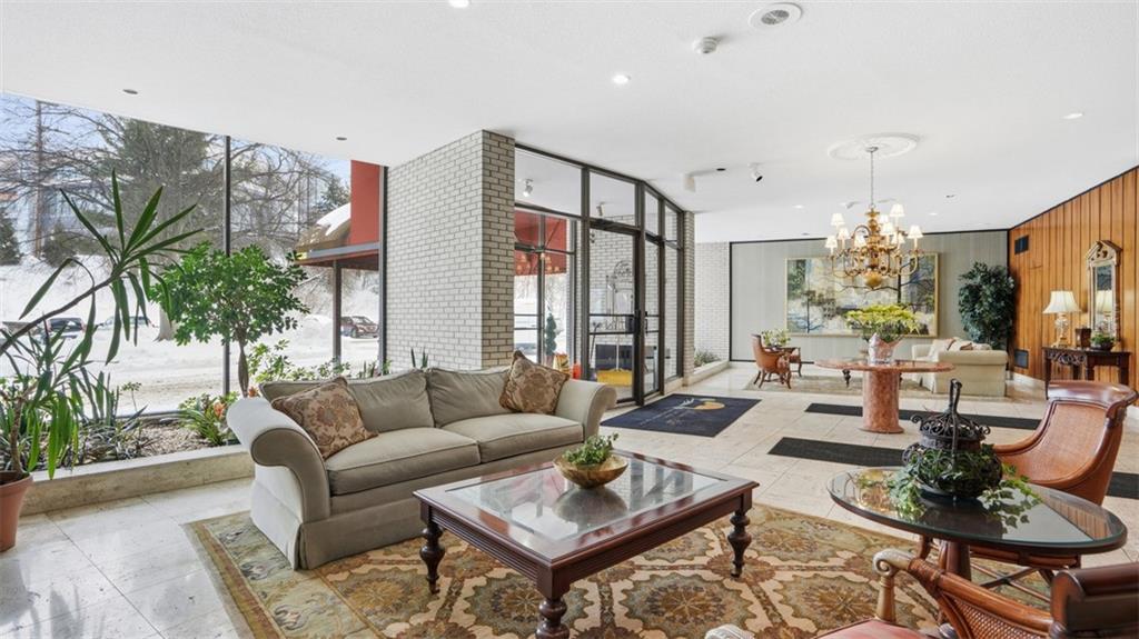 1160 Bower Hill Road, Unit 716A Mt. Lebanon, PA 15243 - Photo 4 of 36 Lobby Seating Area for mingling, pick up and drop off.