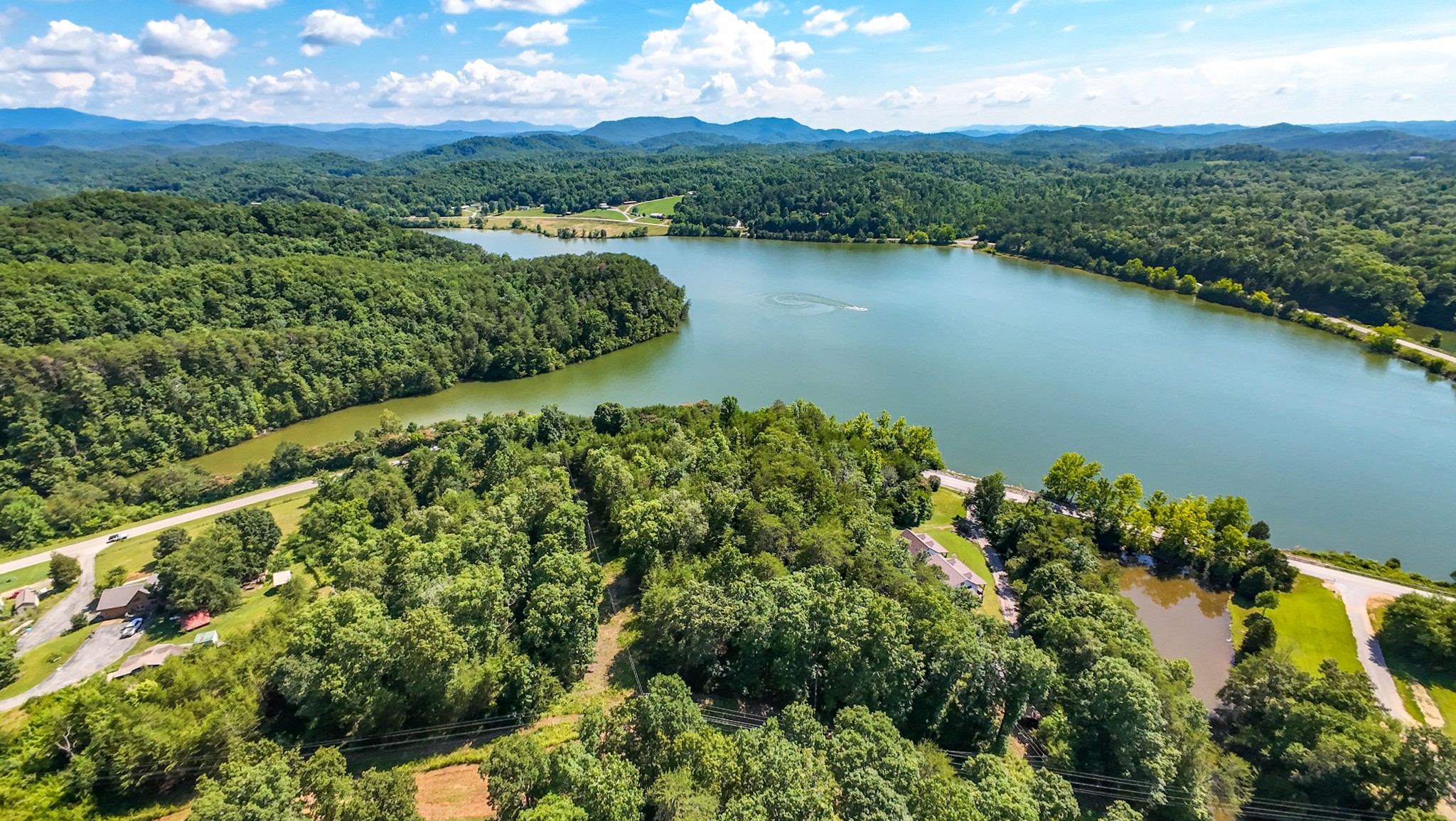 151 Citico Road Vonore, TN 37885 - Photo 15 of 23 an aerial view of a houses with a lake view