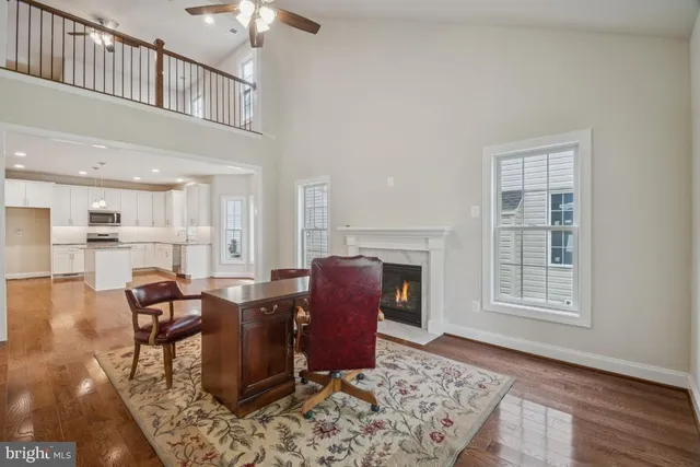 wooden floor in an empty room