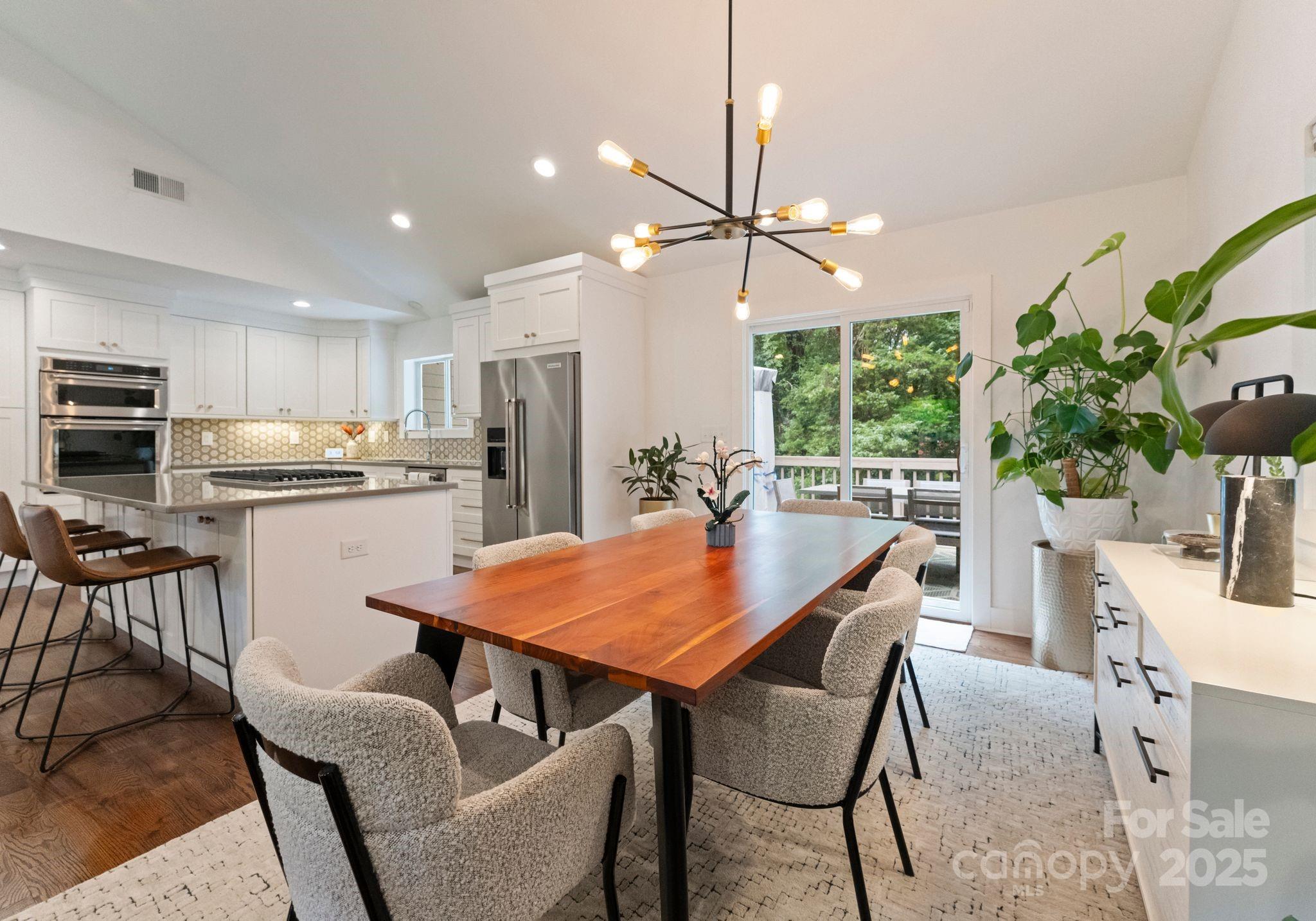 6527 Burlwood Road Charlotte, NC 28211 - Photo 9 of 43 a view of a dining room with furniture window and outside view