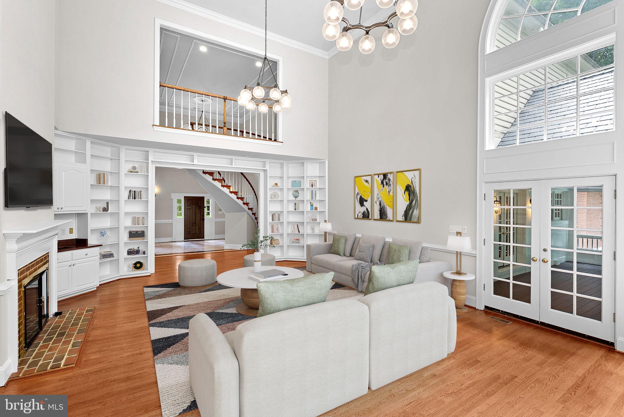 190 Falcon Ridge Road Great Falls, VA 22066 - Photo 15 of 122 Family Room - Virtually Staged