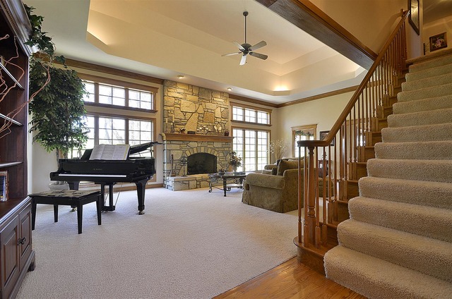 6-n034 Corron Road St. Charles, IL 60175 - Photo 7 of 25 a living room with furniture and a fireplace