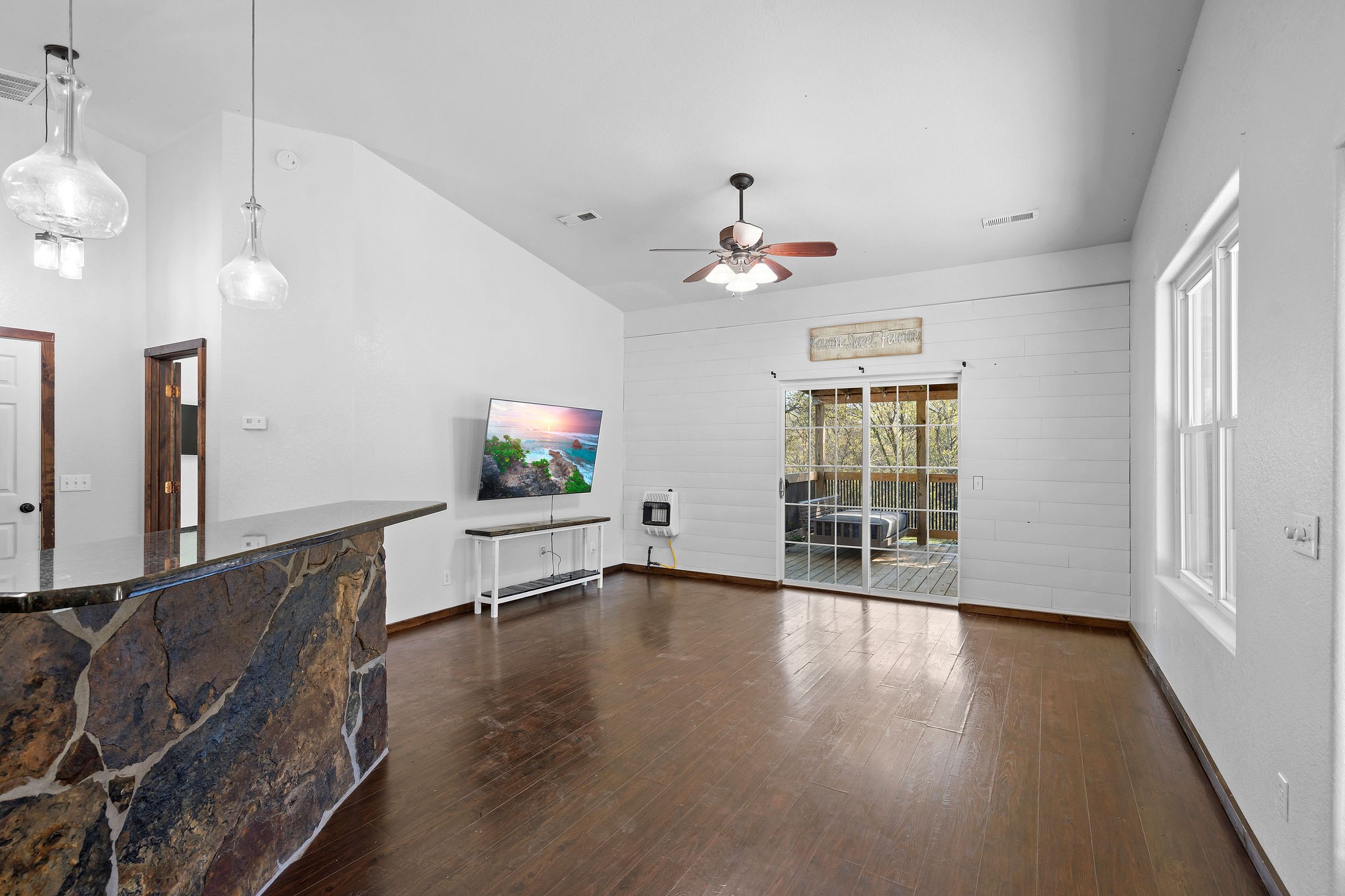 183 Puncheon Camp Lane Bell Buckle, TN 37020 - Photo 7 of 51 a view of livingroom with furniture wooden floor and window