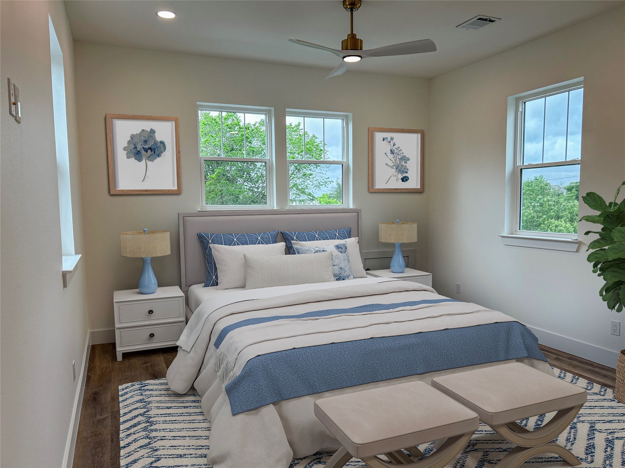 922 Elm Road Clear Lake Shores, TX 77565 - Photo 18 of 22 Virtually staged bedroom