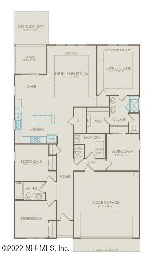 87 Red Barn Rd Street St. Augustine, FL 32092 - Photo 2 of 2 Highgate Floor Plan
