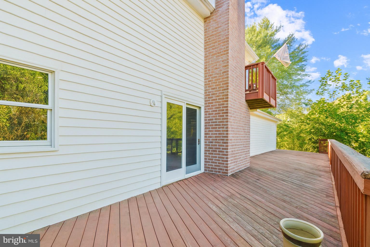 1326 Bernoudy Road White Hall, MD 21161 - Photo 23 of 32 a view of backyard with a deck