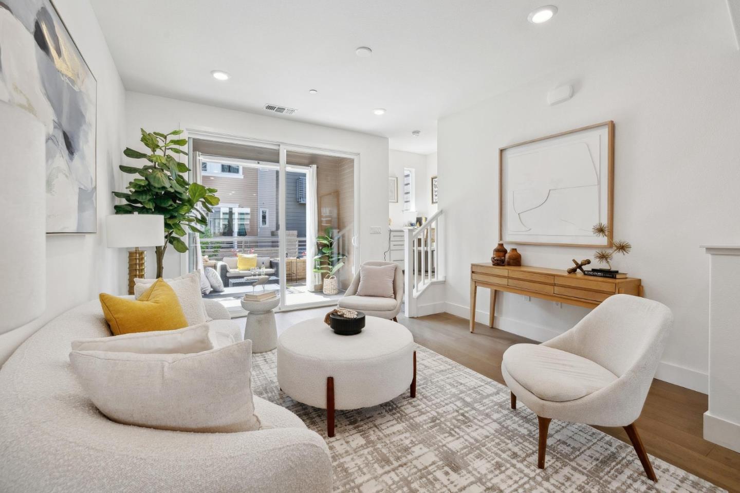 2266 Mora Place Mountain View, CA 94040 - Photo 15 of 32 a living room with furniture and a large window