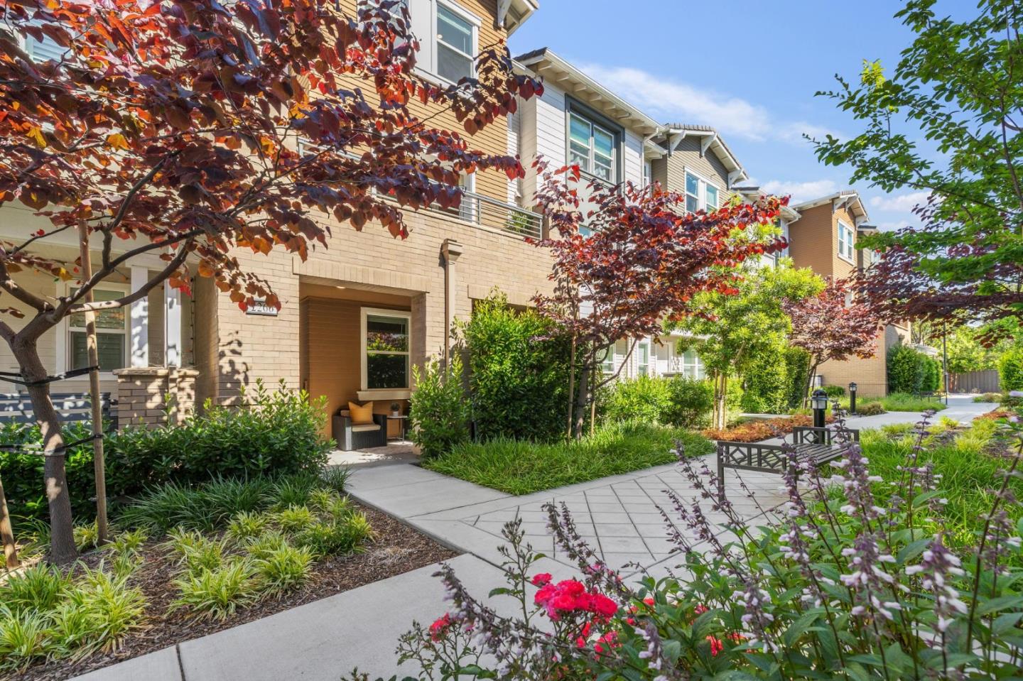 2266 Mora Place Mountain View, CA 94040 - Photo 31 of 32 a front view of a house with garden
