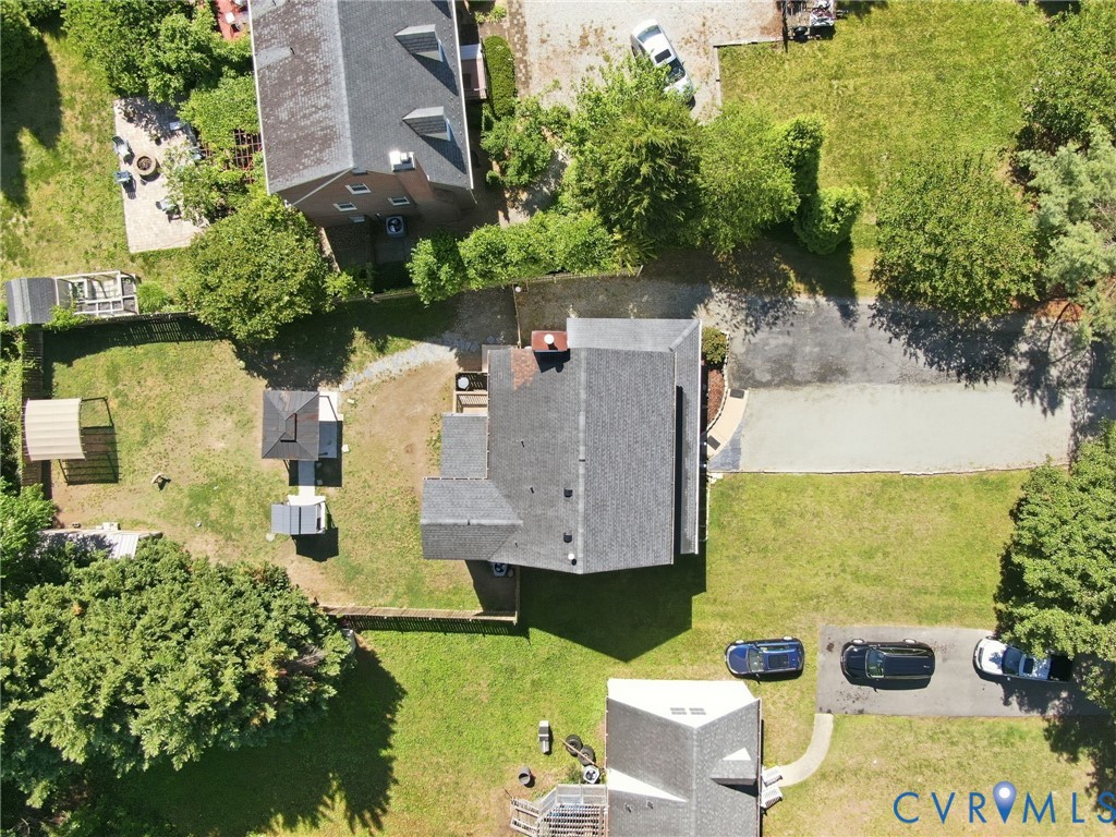 9110 Gayton Road Henrico, VA 23229 - Photo 46 of 54 an aerial view of a house with outdoor space