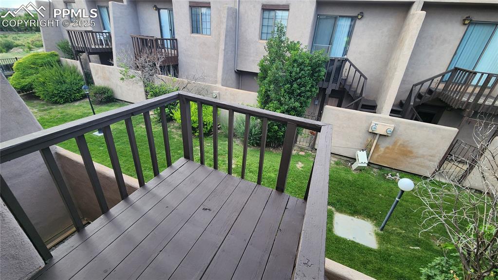 2007 Mohawk Road Pueblo, CO 81001 - Photo 15 of 19 a view of balcony with wooden floor