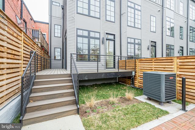 a view of a chair with outdoor seating