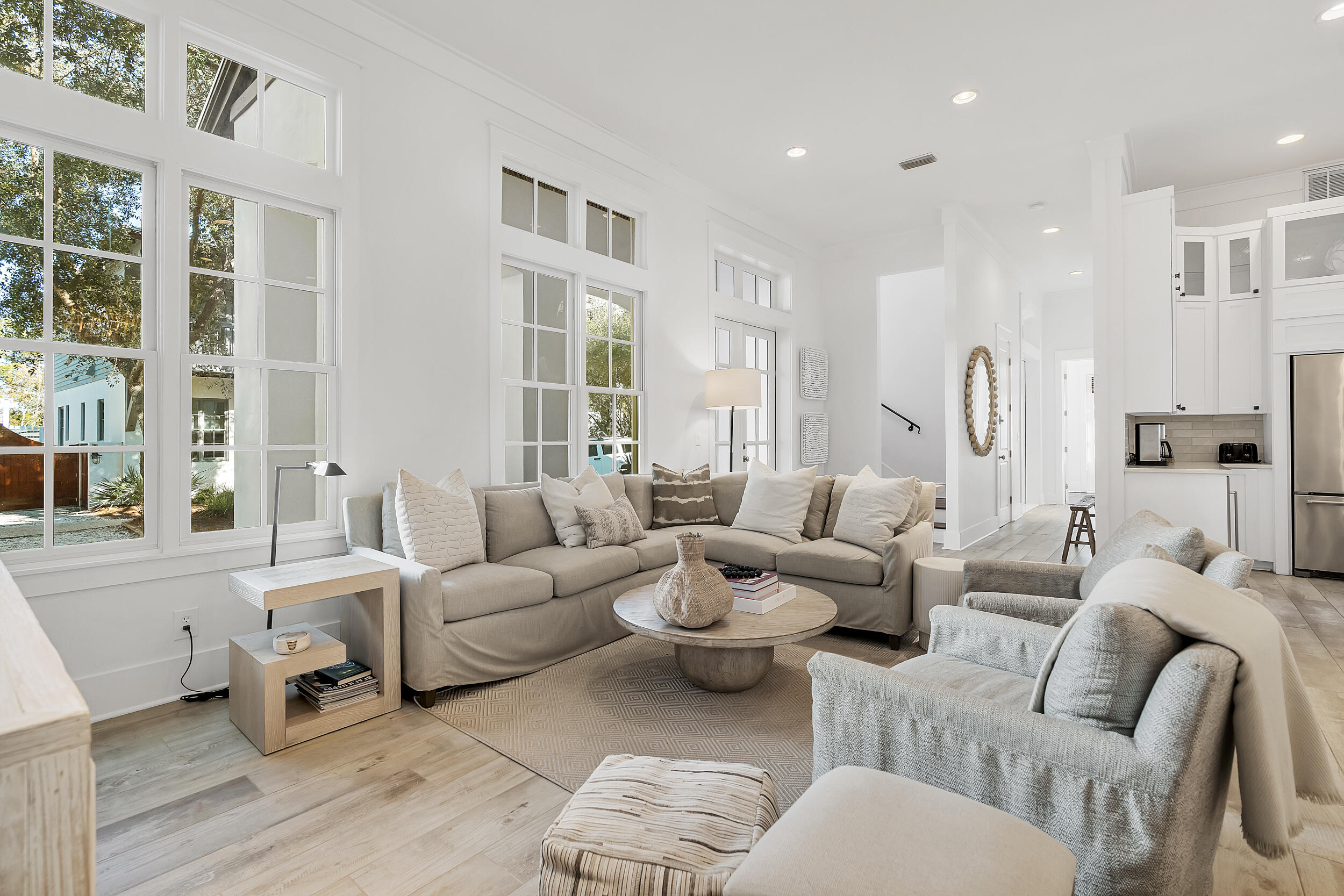 132 Kingston Road Rosemary Beach, FL 32461 - Photo 27 of 70 a living room with furniture potted plant and windows