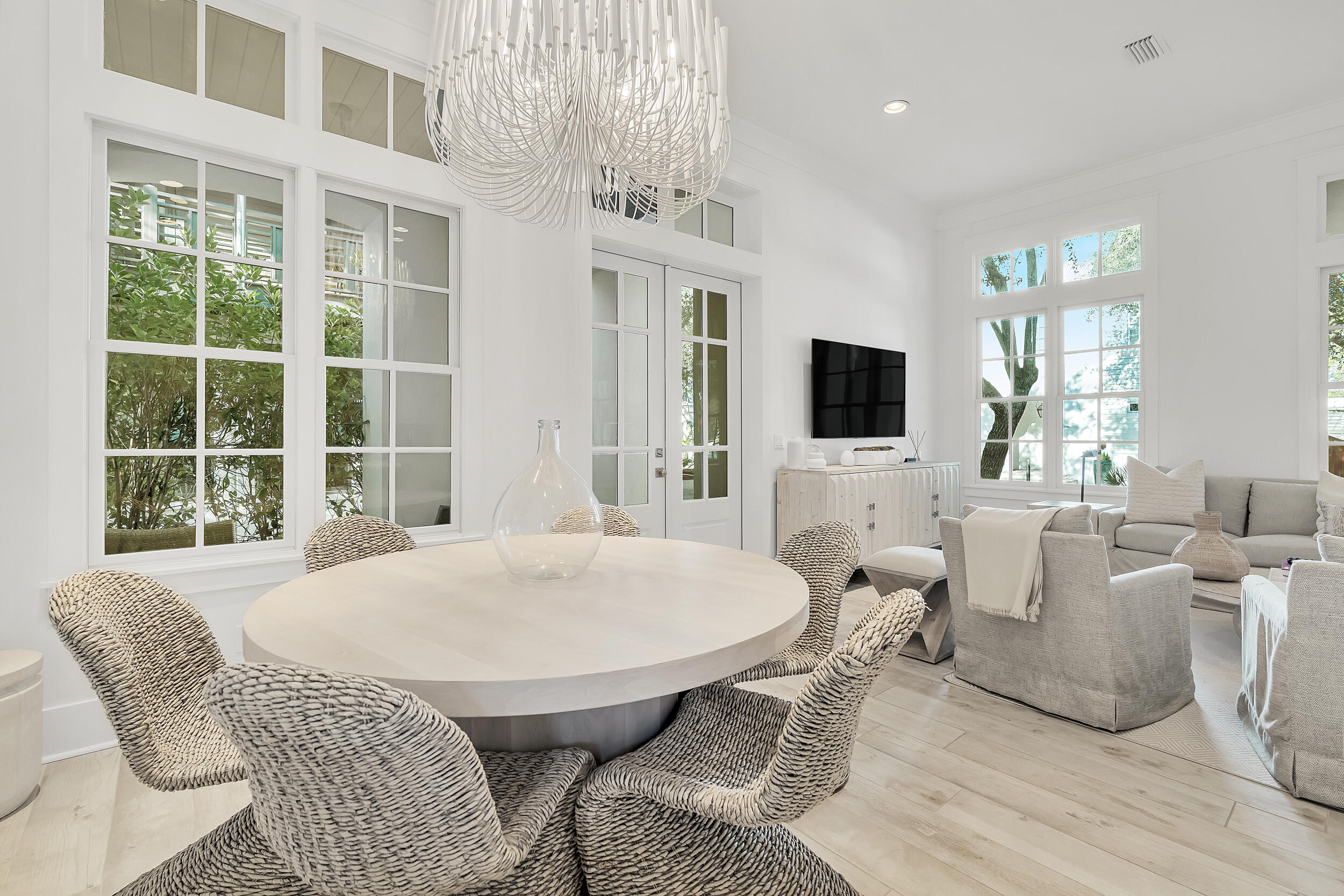 132 Kingston Road Rosemary Beach, FL 32461 - Photo 33 of 70 a view of a livingroom with furniture and a large window