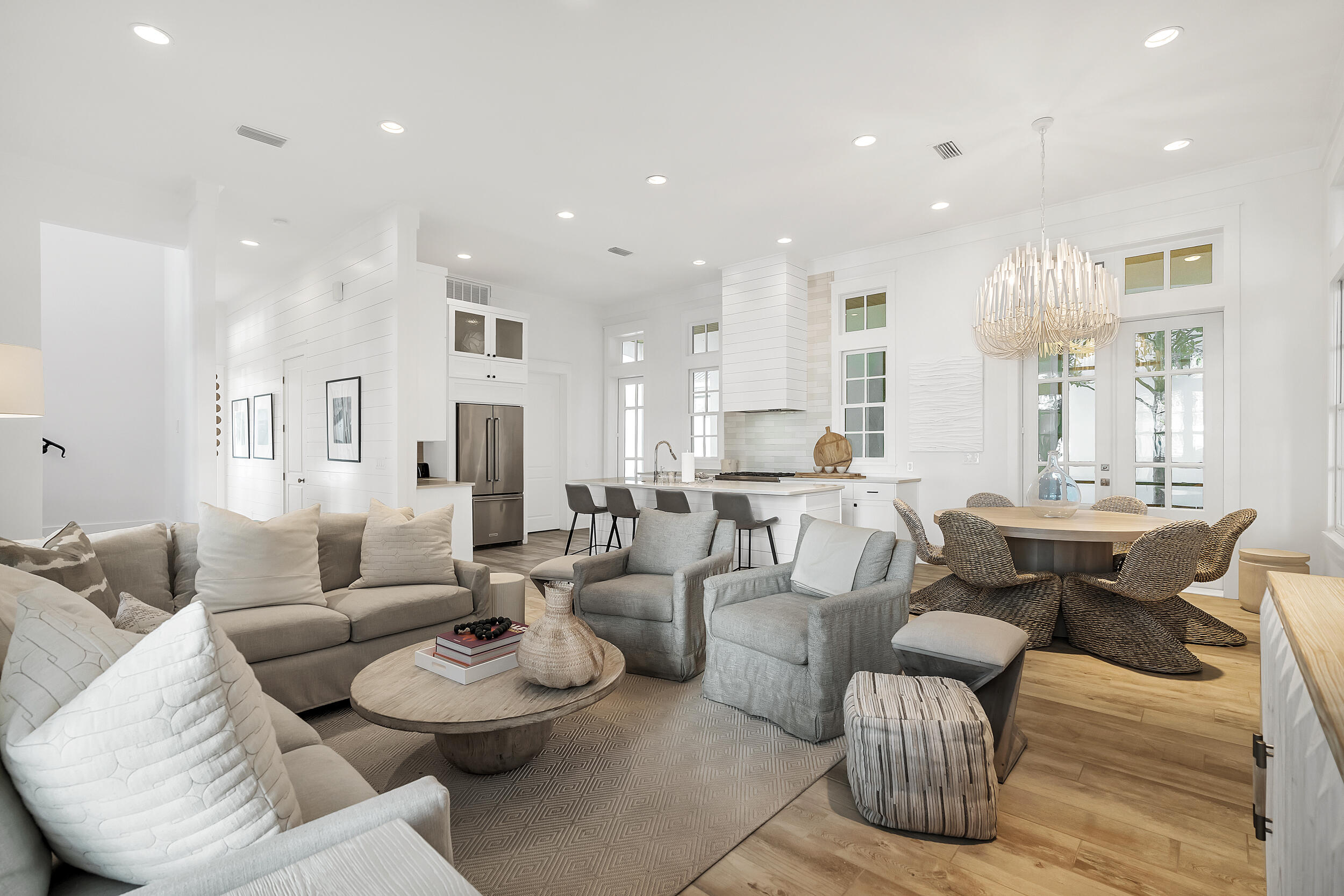 132 Kingston Road Rosemary Beach, FL 32461 - Photo 36 of 70 a living room with furniture and a large window