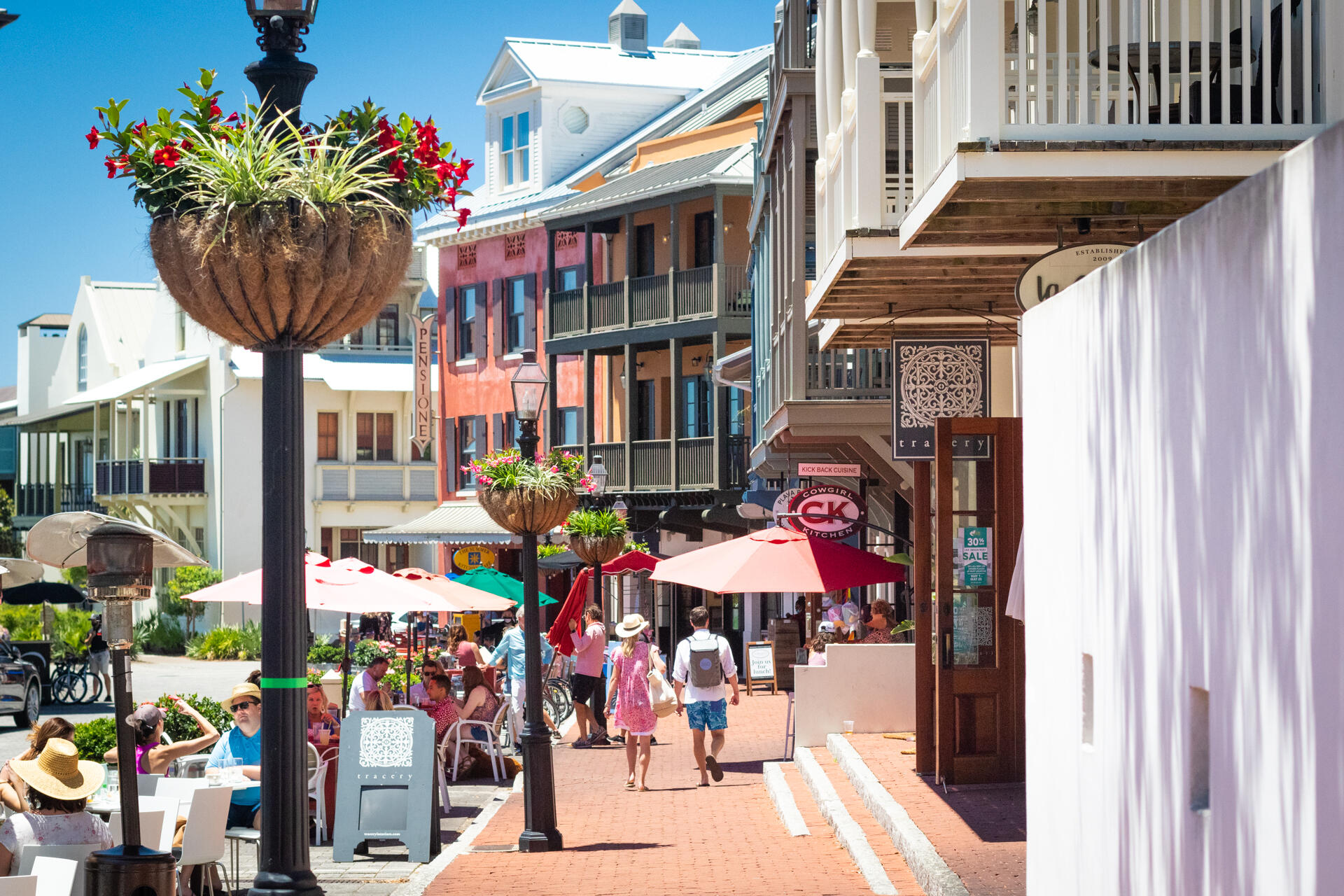 132 Kingston Road Rosemary Beach, FL 32461 - Photo 67 of 70 a view of city with an outdoor dining space