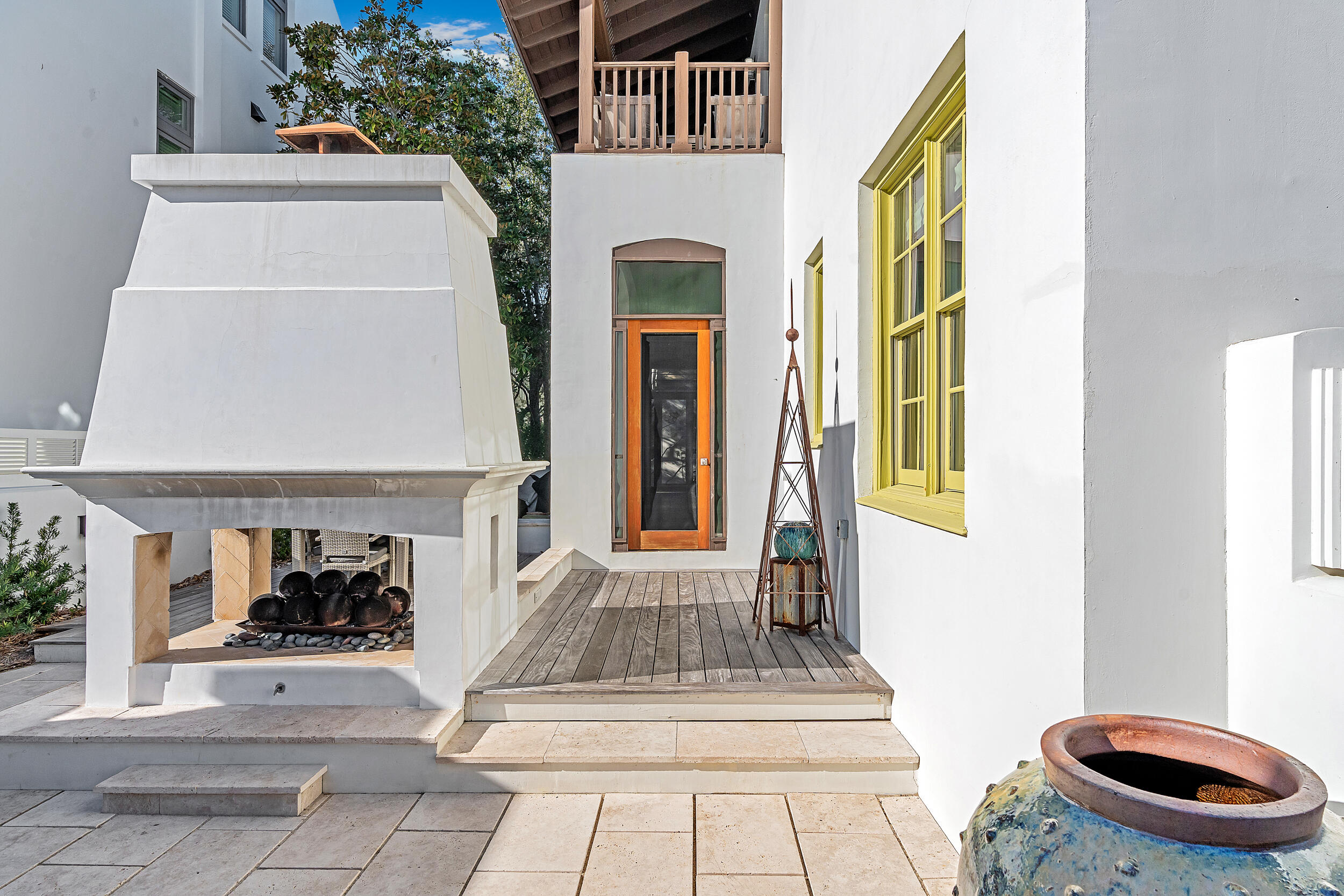 132 Kingston Road Rosemary Beach, FL 32461 - Photo 7 of 70 a front view of a house with entryway