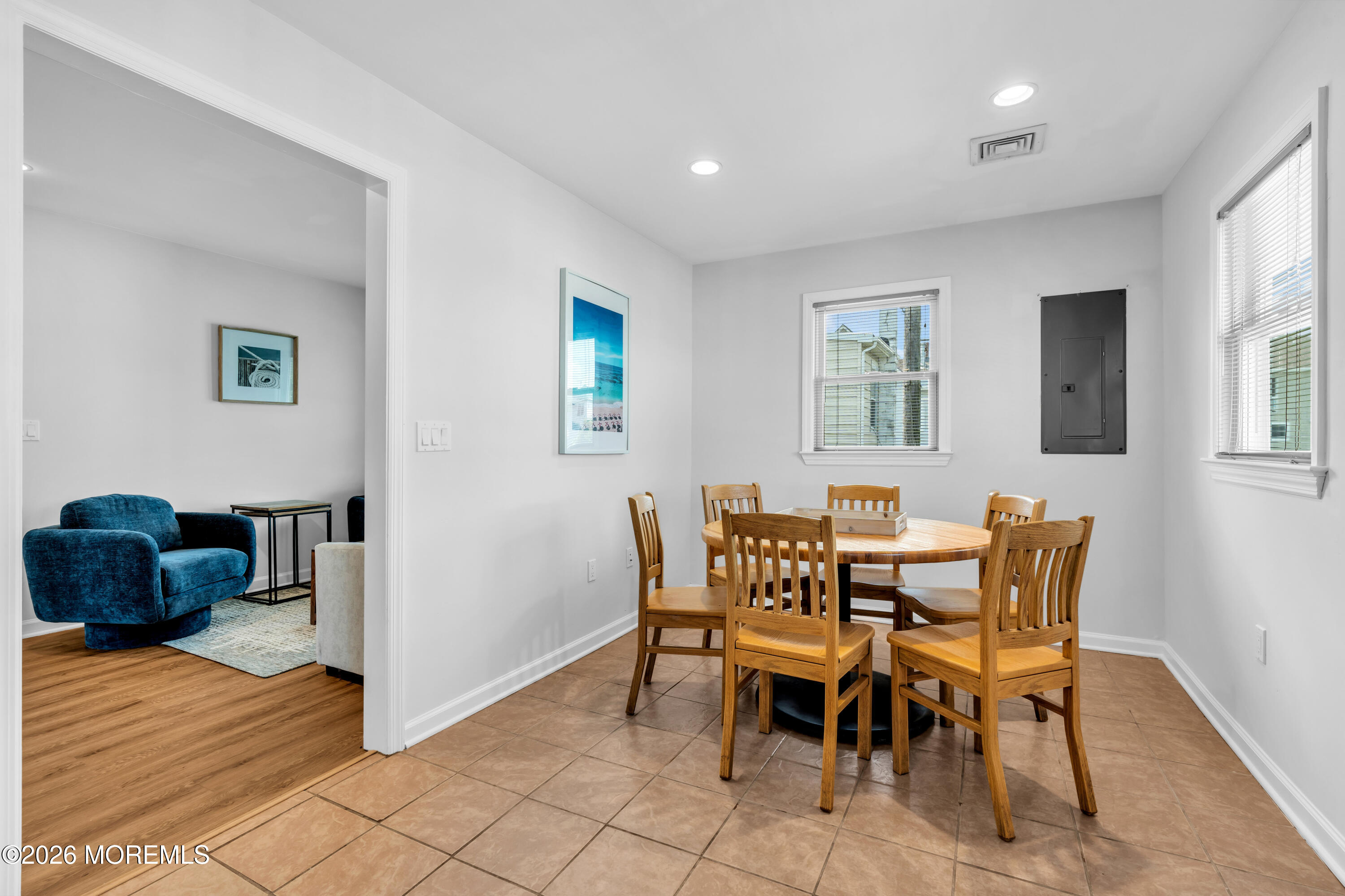 27 Arnold Avenue Point Pleasant Beach, NJ 08742 - Photo 21 of 48 a view of a dining room with furniture and wooden floor