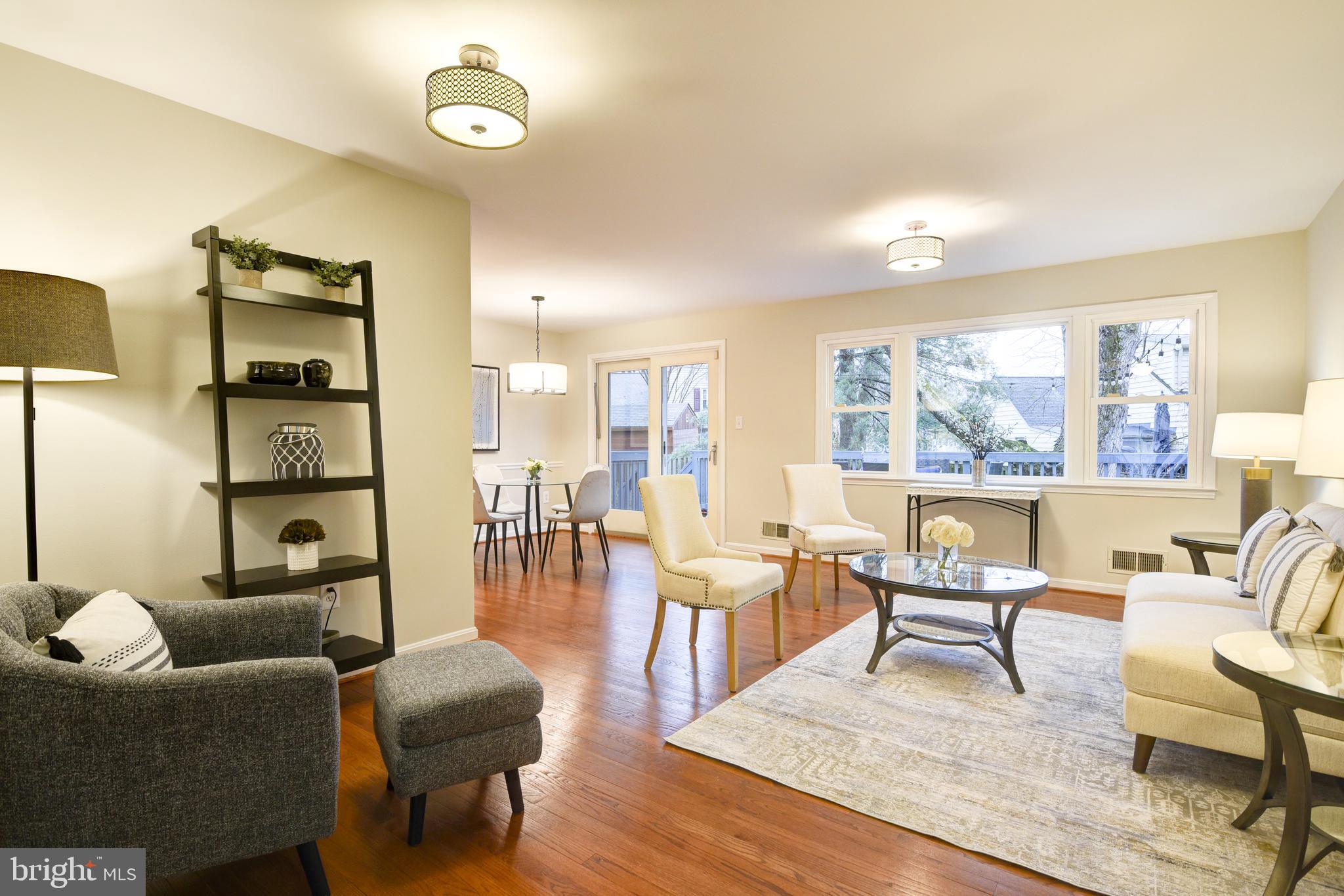 Living Room with Delightful Reading Nook.