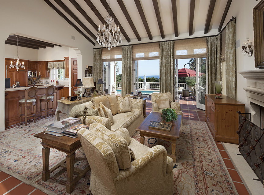 750 Riven Rock Road Montecito, CA 93108 - Photo 10 of 15 a living room with furniture and a large window
