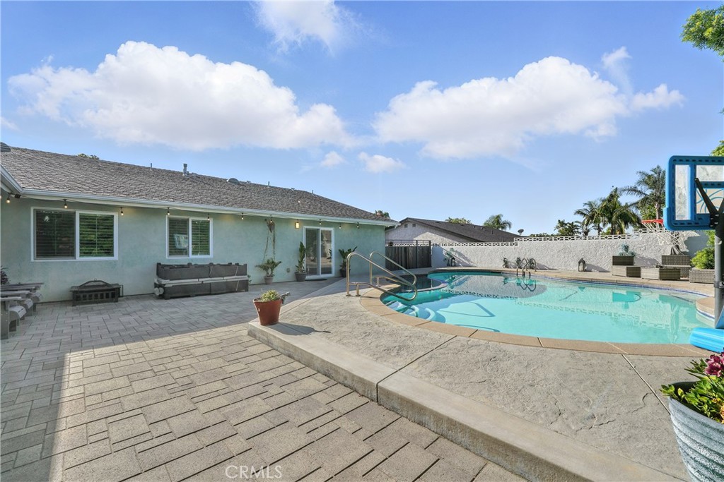 1817 Balboa Way Upland, CA 91784 - Photo 54 of 64 a backyard of a house with yard fire pit barbeque oven and outdoor seating