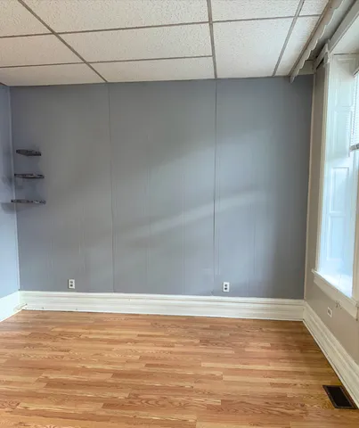 a view of a room with window