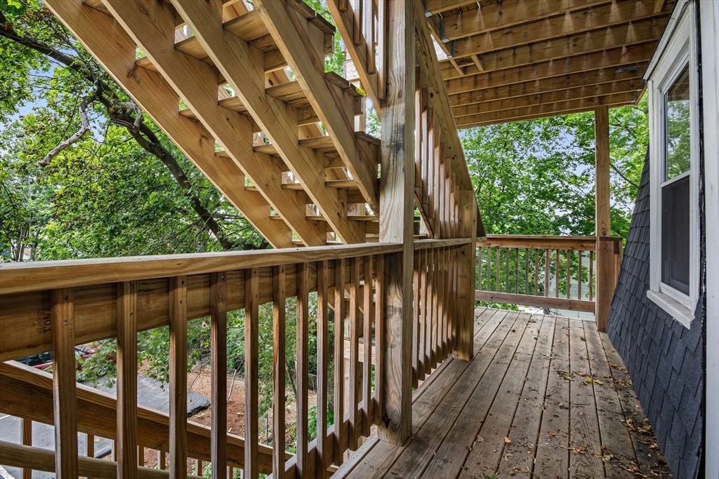 35 Oak Avenue, Unit 2 Worcester, MA 01605 - Photo 17 of 22 a view of balcony with wooden floor