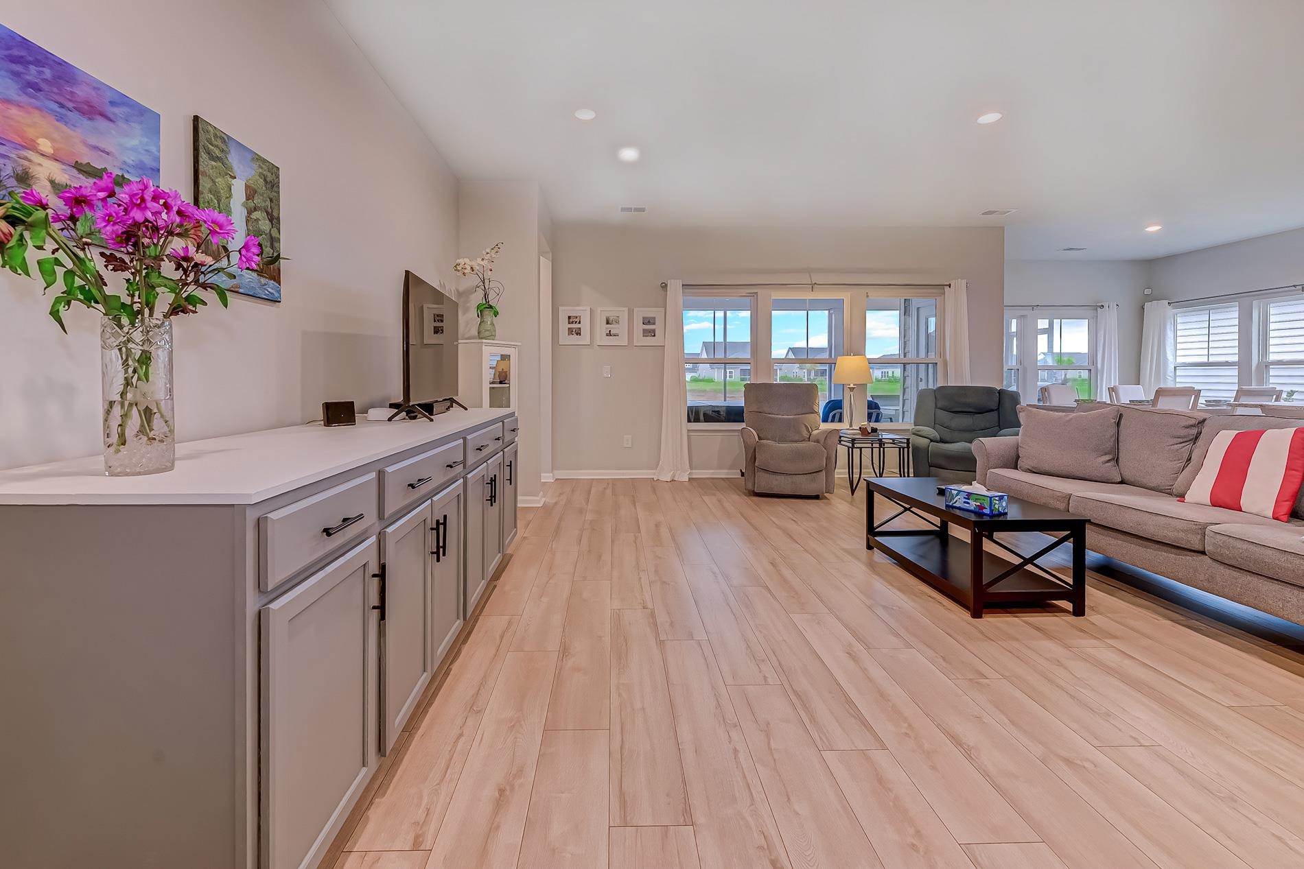 3016 Sistine Street Myrtle Beach, SC 29579 - Photo 21 of 39 Living room featuring light wood-style flooring and recessed lighting