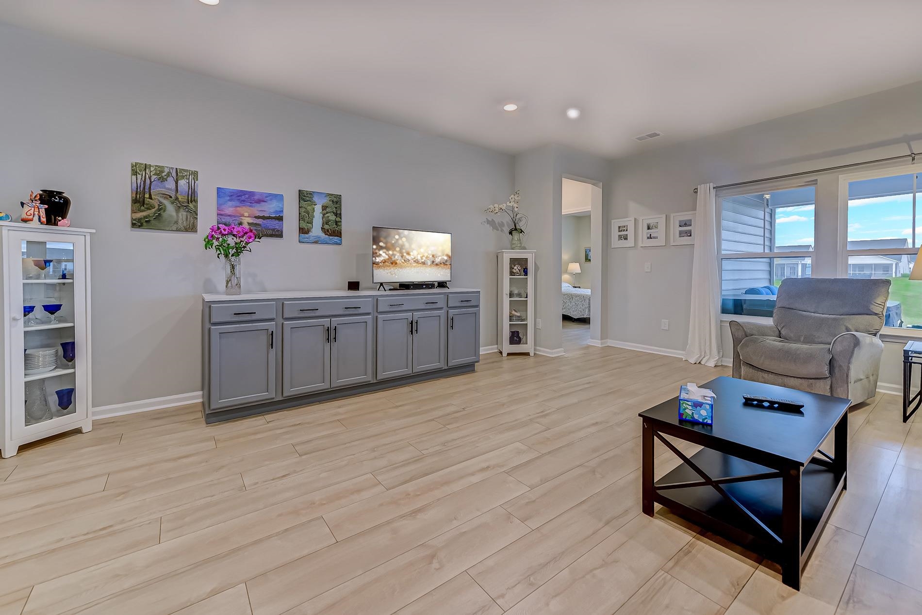 3016 Sistine Street Myrtle Beach, SC 29579 - Photo 22 of 39 Living area featuring light wood-style floors and recessed lighting