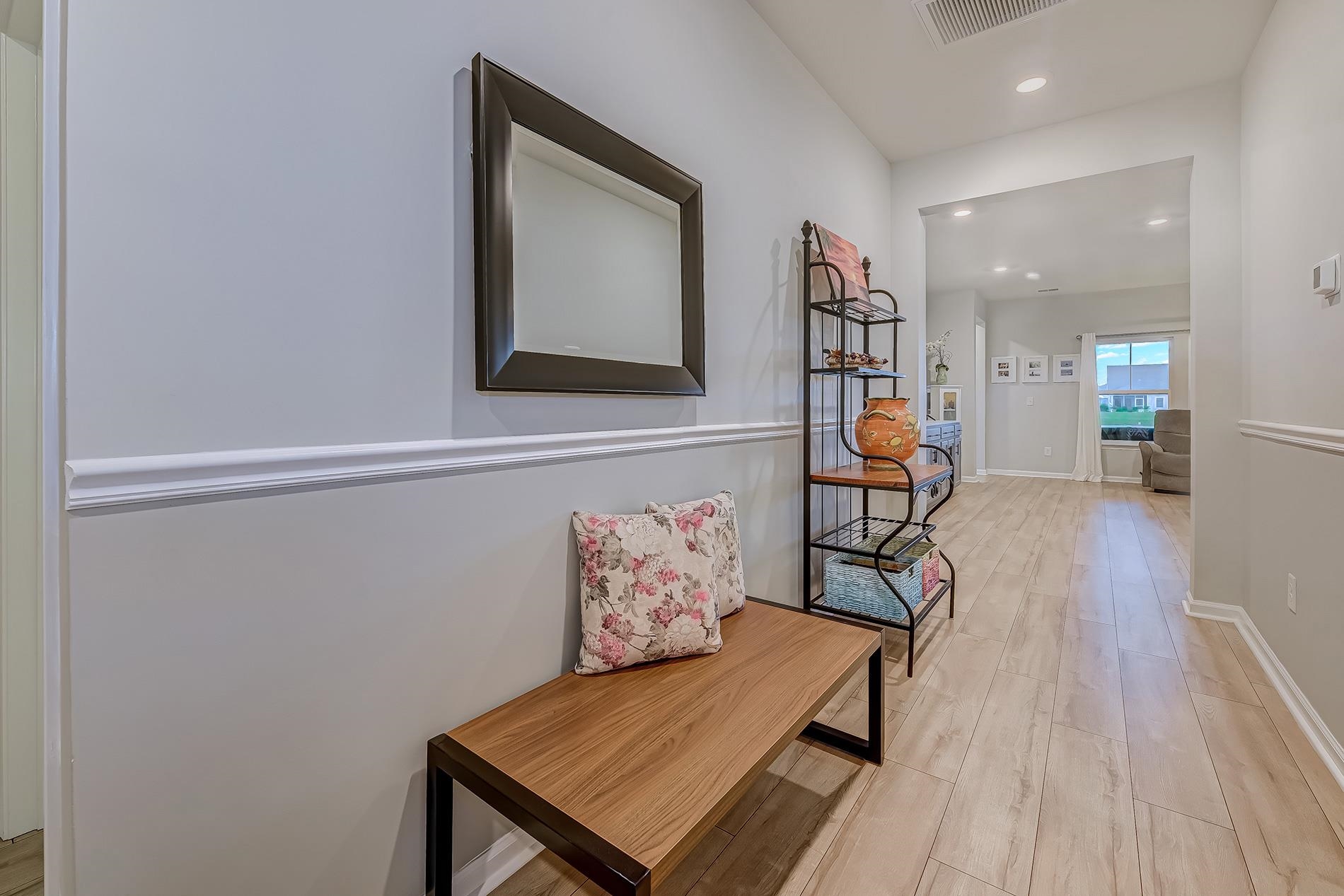 3016 Sistine Street Myrtle Beach, SC 29579 - Photo 4 of 39 Hallway featuring light wood-style floors and recessed lighting