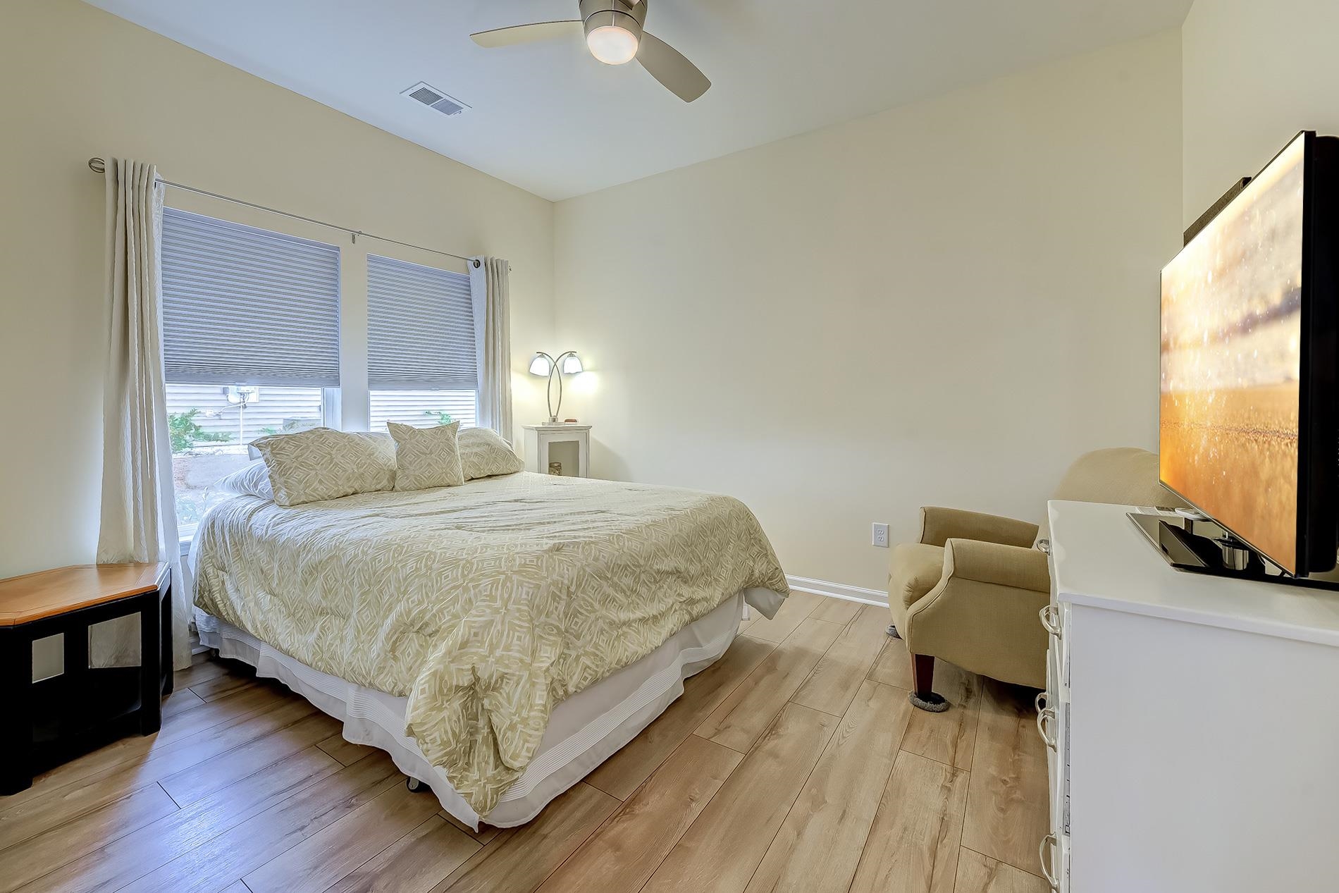 3016 Sistine Street Myrtle Beach, SC 29579 - Photo 7 of 39 Bedroom featuring light wood-style flooring and ceiling fan