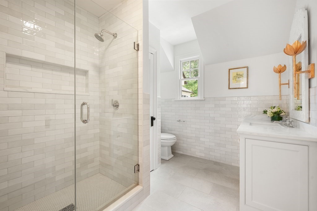 111 Lake Street Sherborn, MA 01770 - Photo 23 of 41 a bathroom with a shower and a toilet