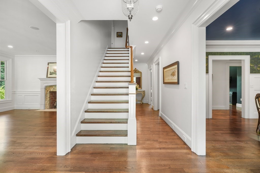 111 Lake Street Sherborn, MA 01770 - Photo 3 of 41 a view of an entryway with wooden floor