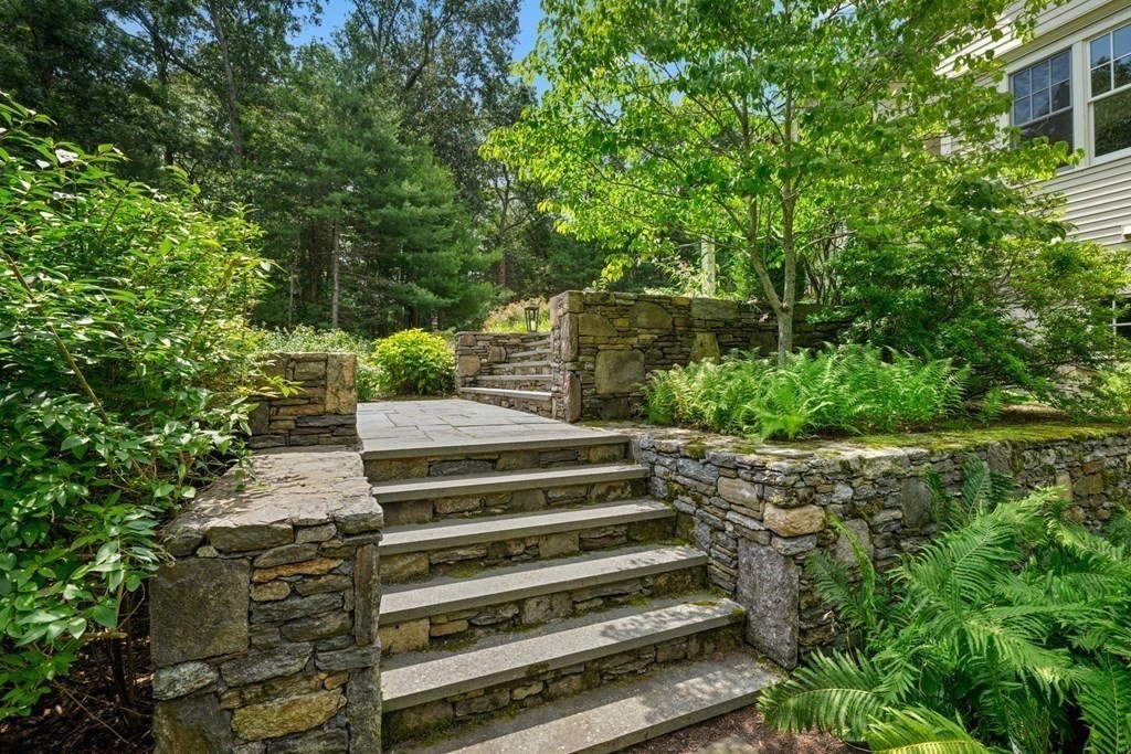 111 Lake Street Sherborn, MA 01770 - Photo 34 of 41 a view of a garden with plants