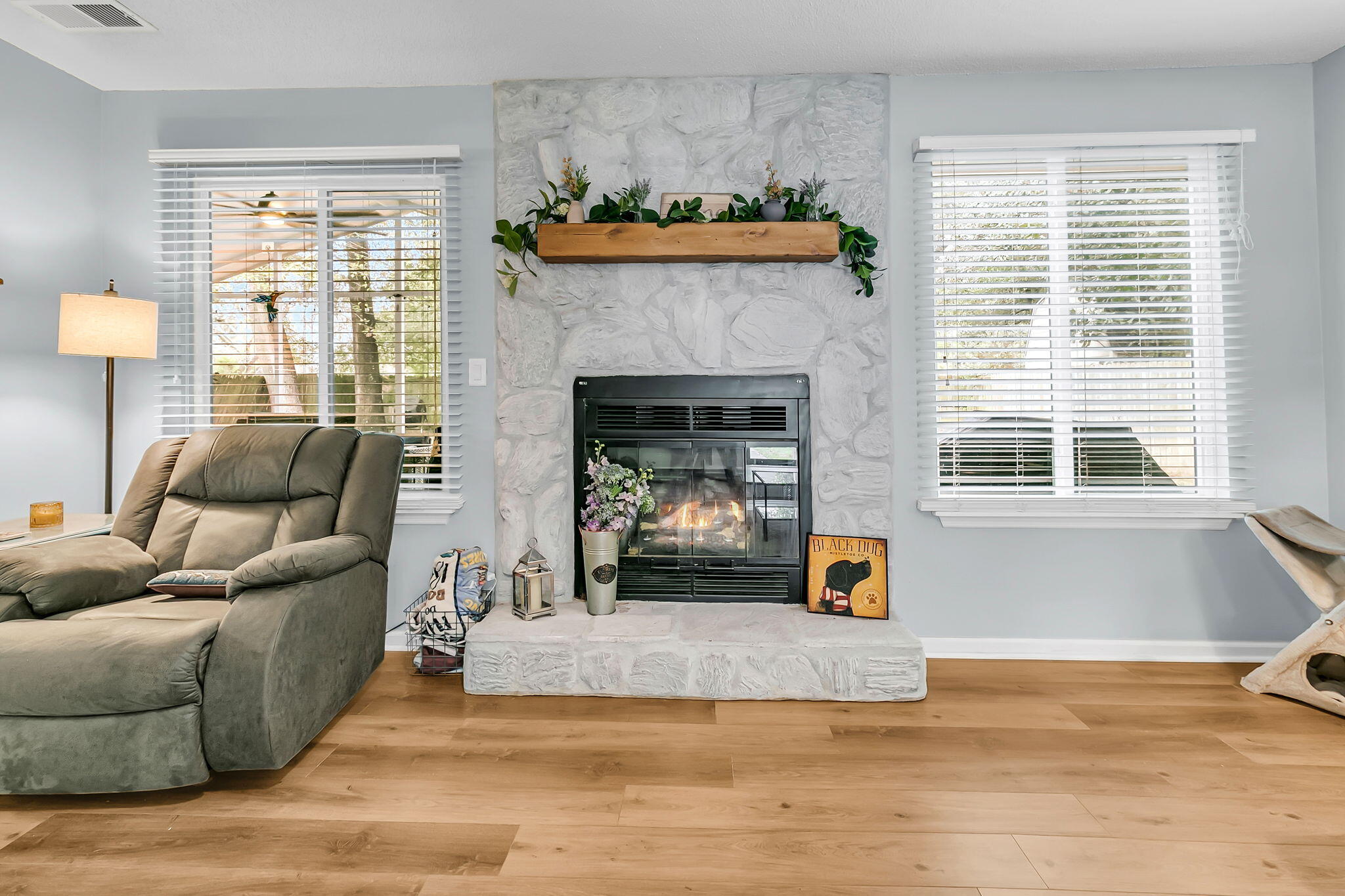 1415 Oak Landing Road Mount Pleasant, SC 29464 - Photo 8 of 42 Stone Fireplace