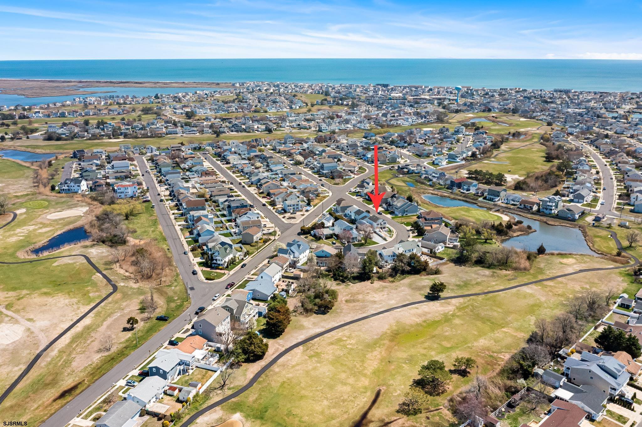 5 Collette Circle Brigantine, NJ 08203 - Photo 32 of 36 an aerial view of a residential building with an ocean view