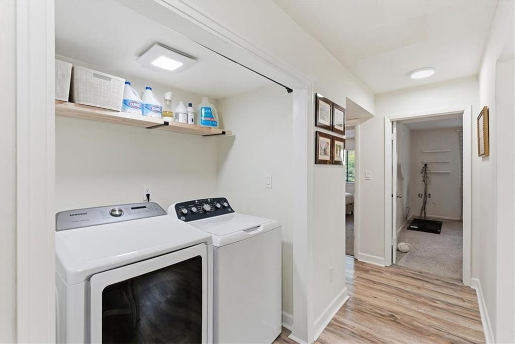 2907 Ironwood Road Southeast Marietta, GA 30067 - Photo 26 of 41 a view of a storage & utility room with washer and dryer