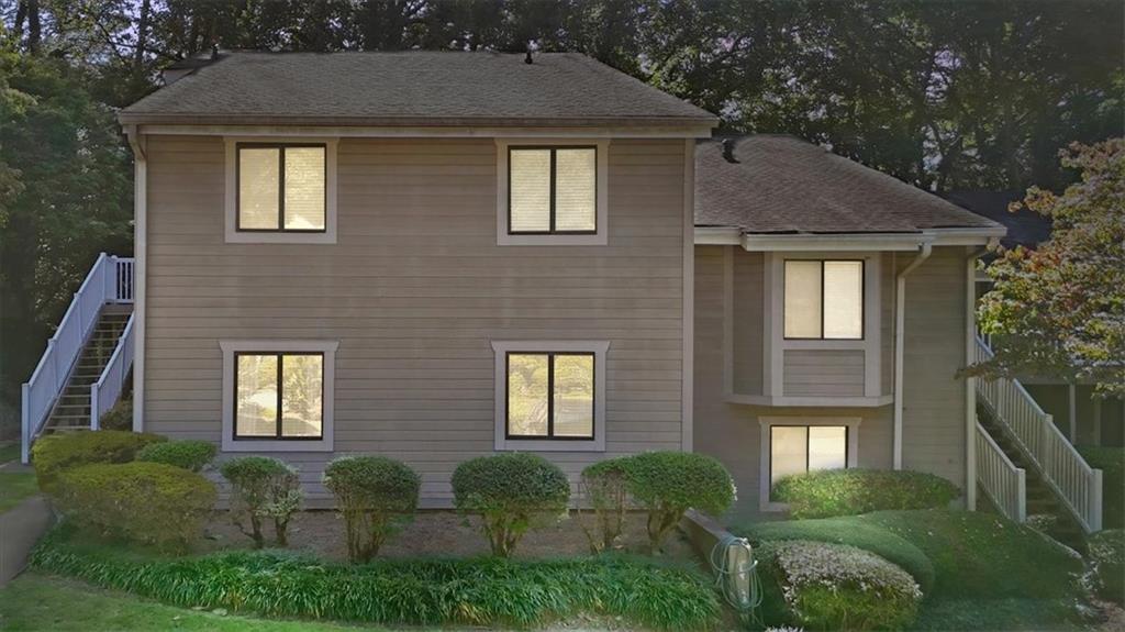 2907 Ironwood Road Southeast Marietta, GA 30067 - Photo 28 of 41 a aerial view of a brick house next to a yard