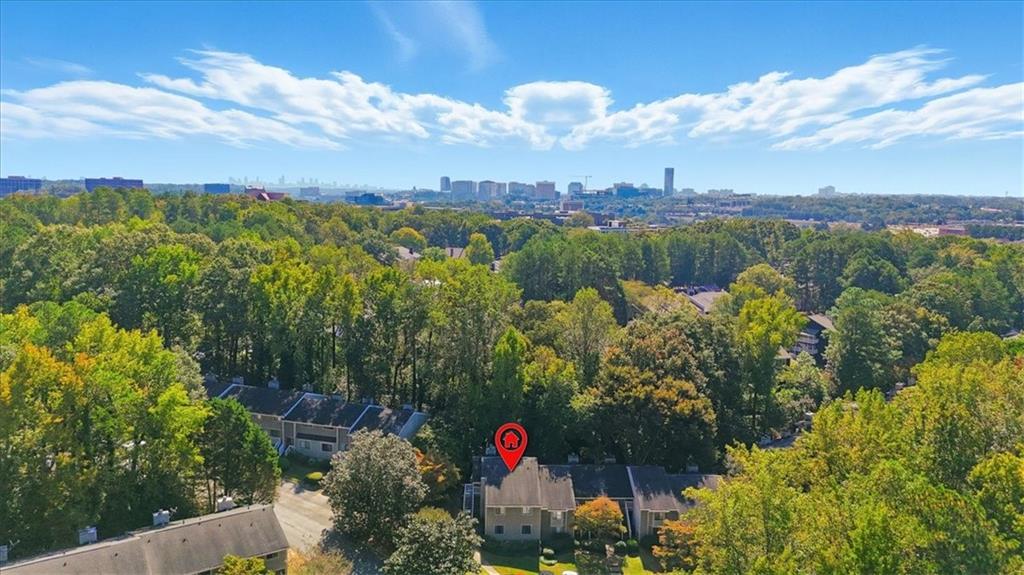 2907 Ironwood Road Southeast Marietta, GA 30067 - Photo 41 of 41 a aerial view of lake and residential houses with outdoor space