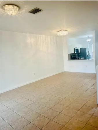 a view of an empty room