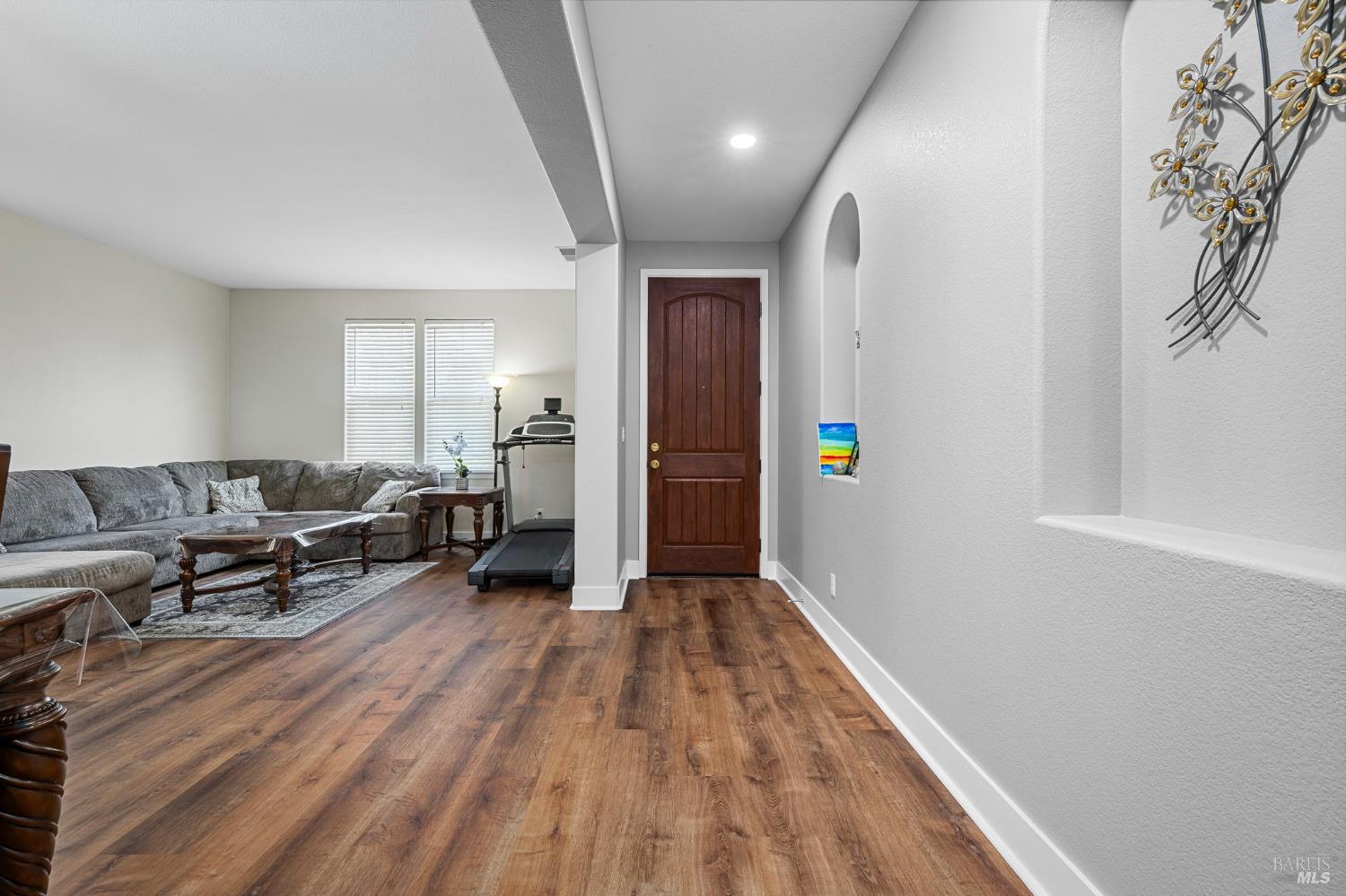1461-1463 Trombetta Street Santa Rosa, CA 95407 - Photo 5 of 53 a living room with furniture and a wooden floor