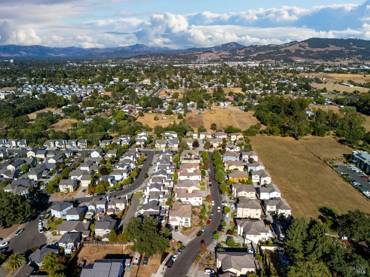 1461-1463 Trombetta Street Santa Rosa, CA 95407 - Photo 51 of 53 an aerial view of multiple house