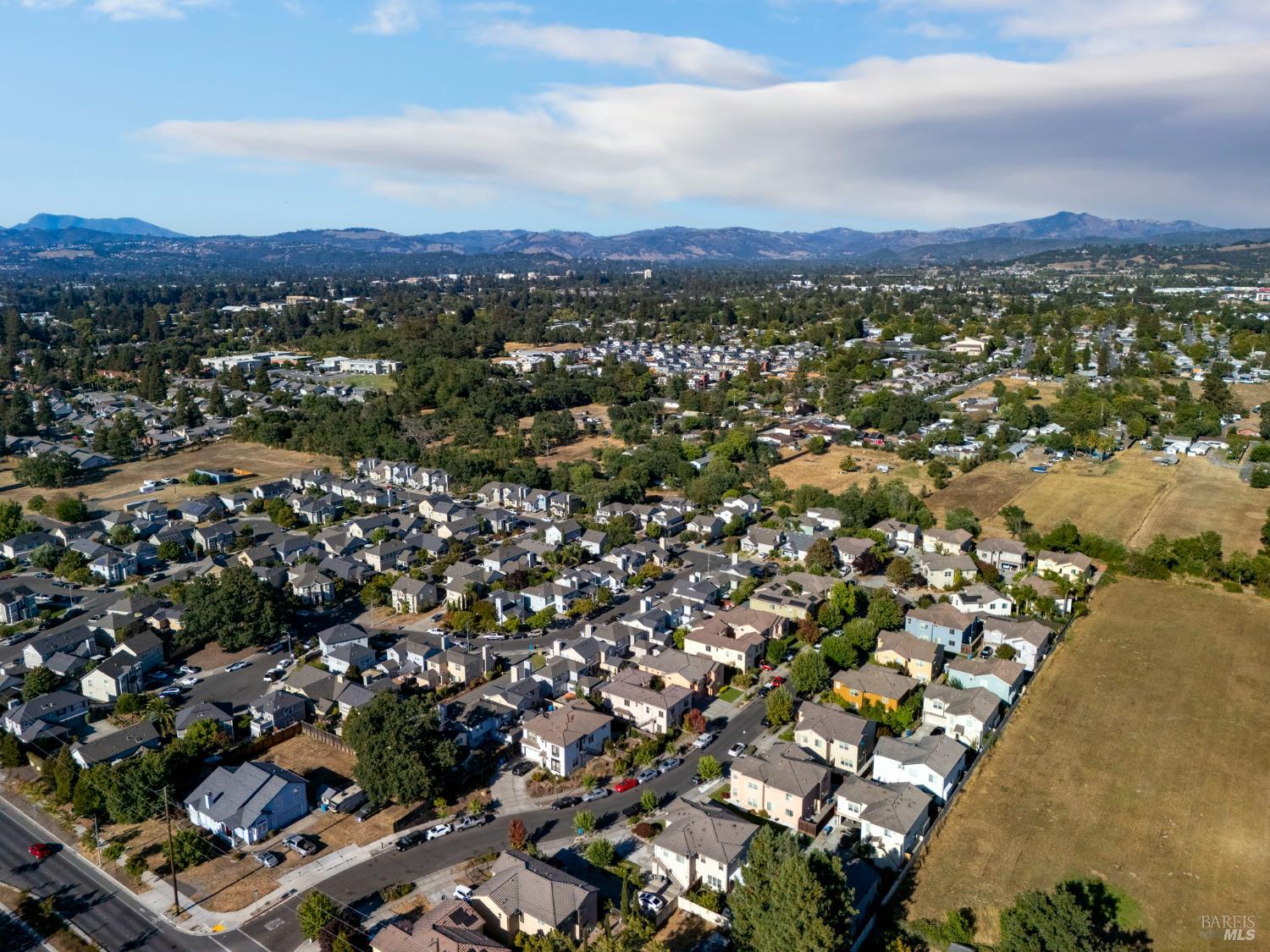 1461-1463 Trombetta Street Santa Rosa, CA 95407 - Photo 52 of 53 an aerial view of a city