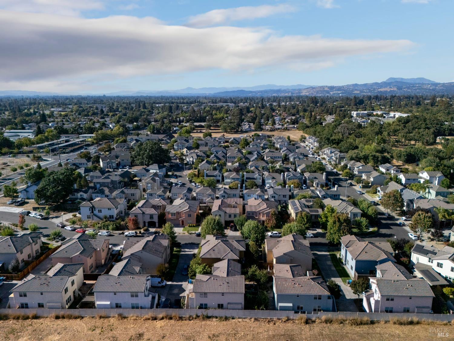 1461-1463 Trombetta Street Santa Rosa, CA 95407 - Photo 53 of 53 an aerial view of multiple house