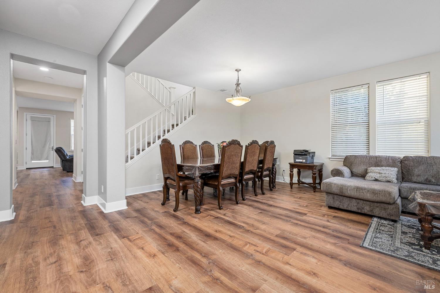 1461-1463 Trombetta Street Santa Rosa, CA 95407 - Photo 7 of 53 a view of a a dining room with furniture window and wooden floor
