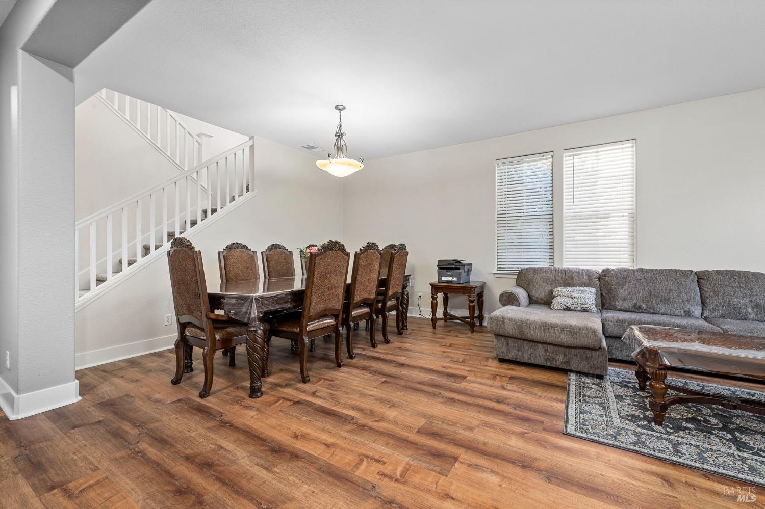 1461-1463 Trombetta Street Santa Rosa, CA 95407 - Photo 9 of 53 a living room with furniture dining room and a wooden floor